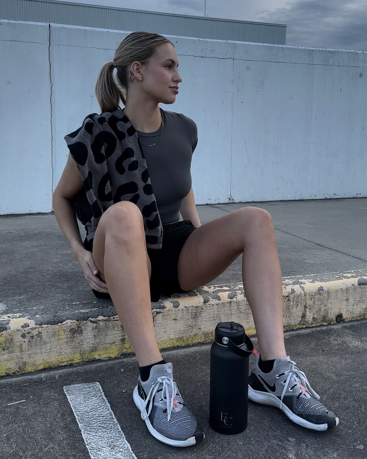 Fierce Leopard Gym Towel